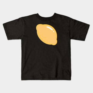 Cartoon Yellow Citrus Lemon Kids T-Shirt